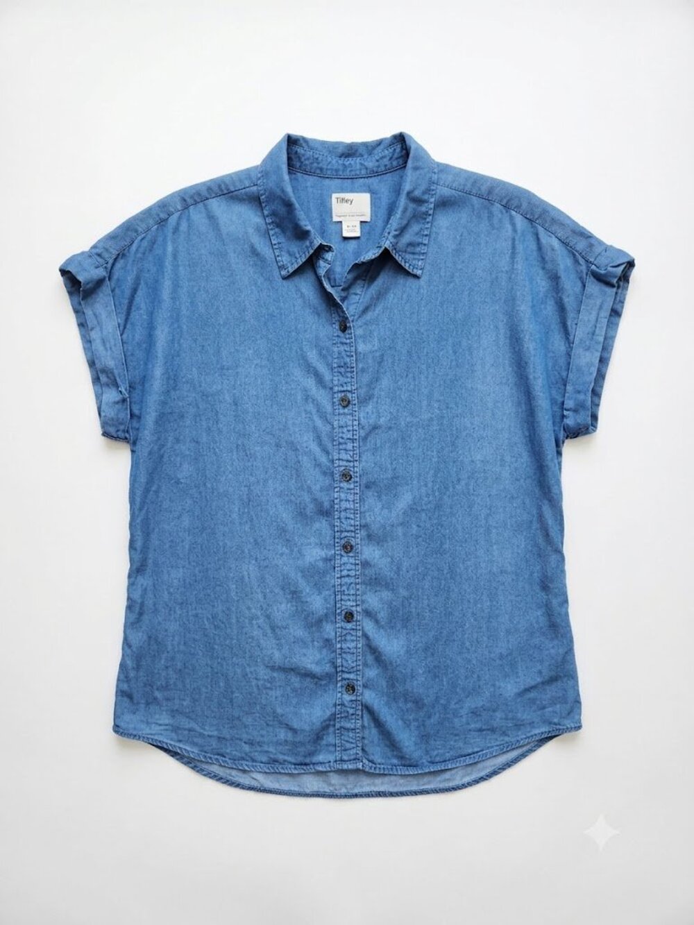 Tilley Blue Denim Button-Down Shirt